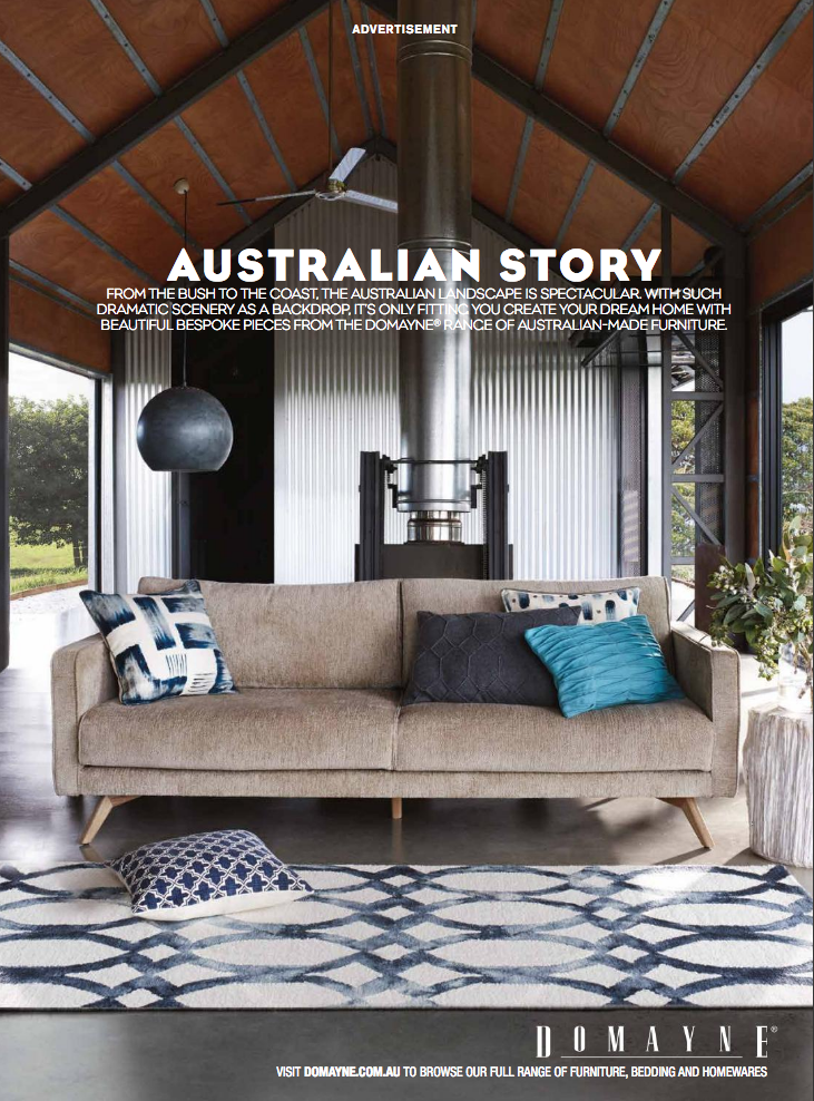 Domayne Furniture Catalogue / photographed on location at The Shed. Gerroa.